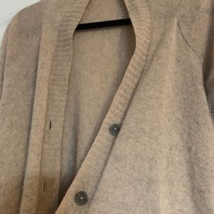 Tan 360cashmere cardigan